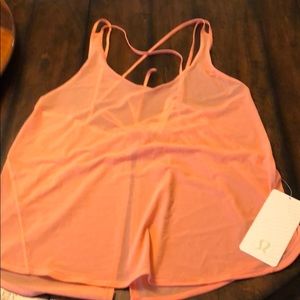 NWT lululemon Such a Cinch Tank size 10 orange